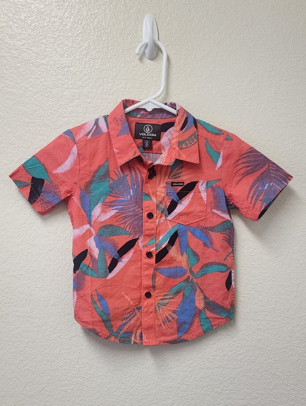 Volcom Kids Tropical Print Shirt